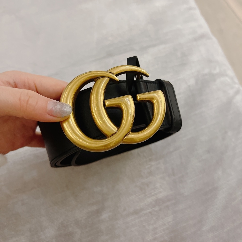 Gucci double G belt, size S (75)
